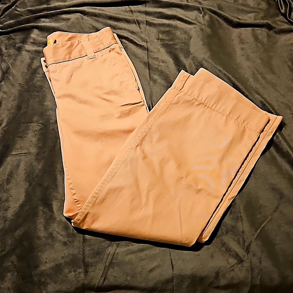 NWT J. CREW CHINO sz.28 Pink Wide Leg Pants Favorite Fit